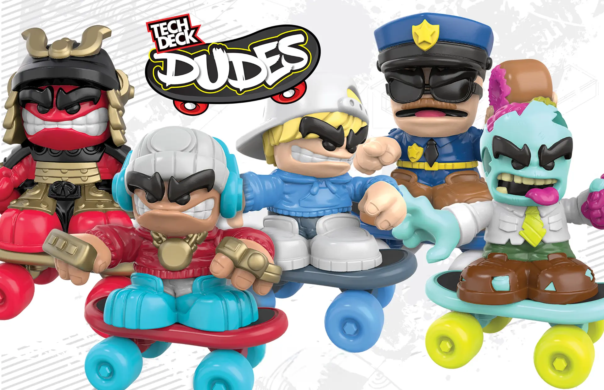 Tech Deck Dudes — toy design by Secret Level Toys